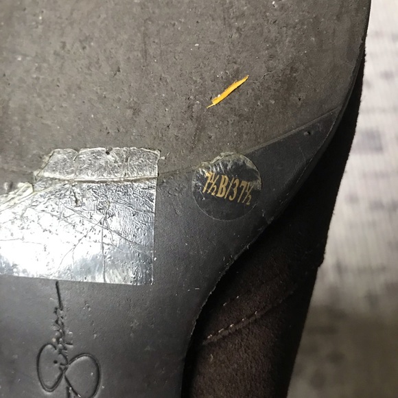 Jessica Simpson Suede Heeled Boots - Picture 10 of 10